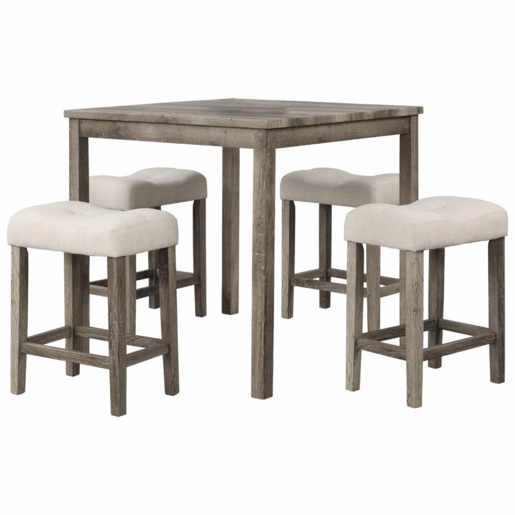 5 Piece Wood Counter Height Dining Set B2122