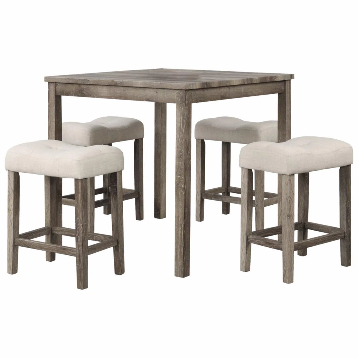 5 Piece Wood Counter Height Dining Set B2122