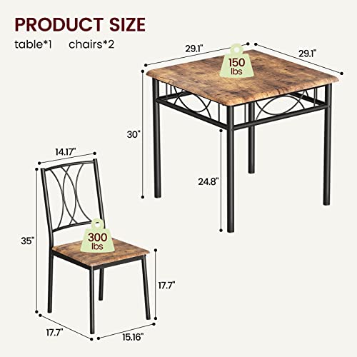 Dining Table Set for 4 with 4 Chairs Y366516