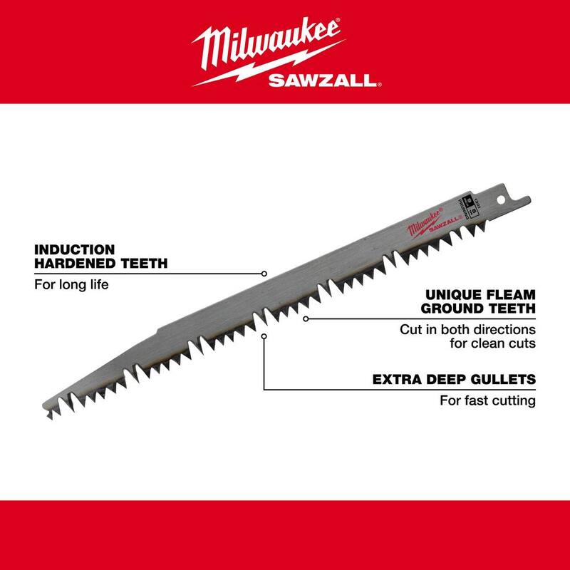 5 TPI Reciprocating Saw Blades 5-Pack T1093