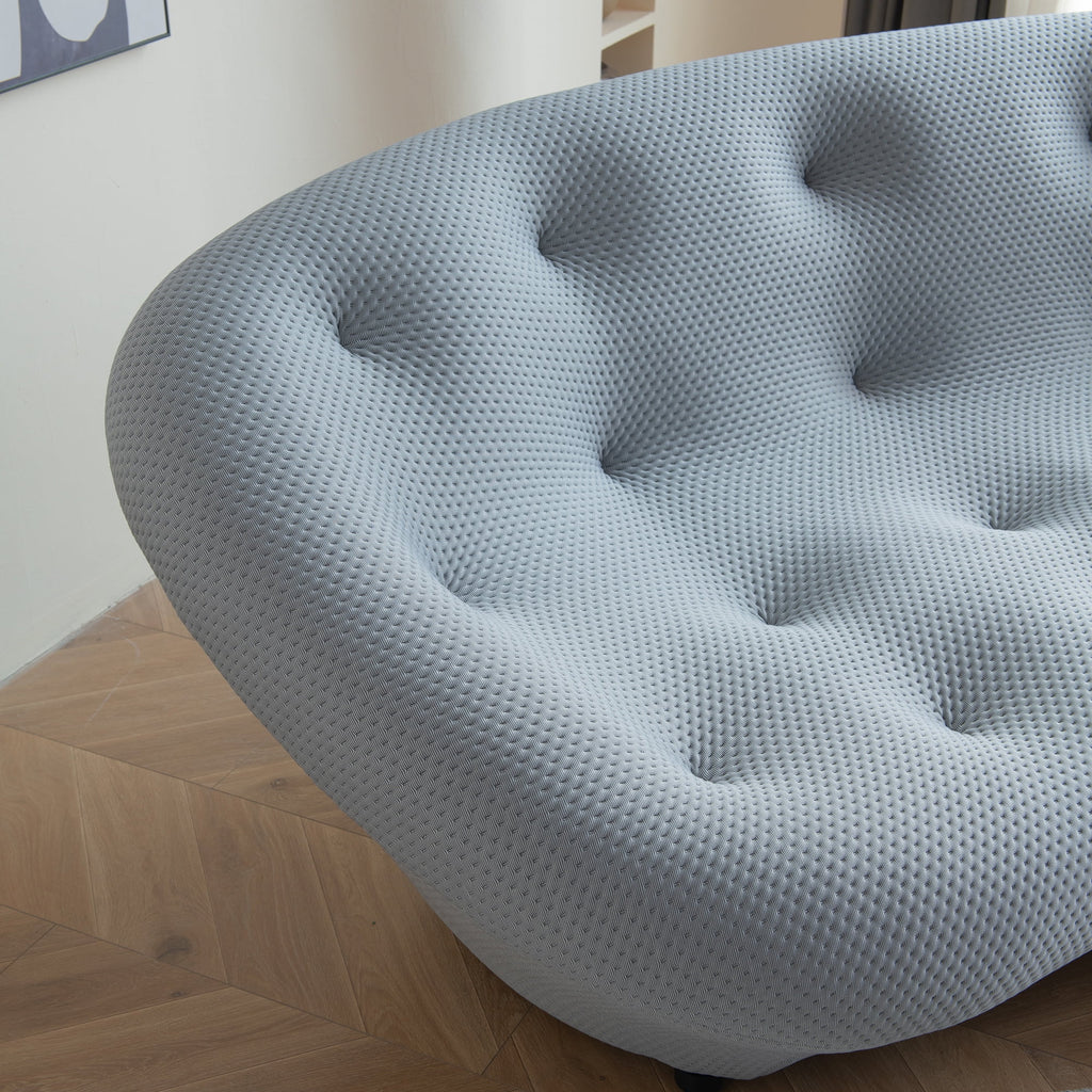Curved Gray Sofa R787508