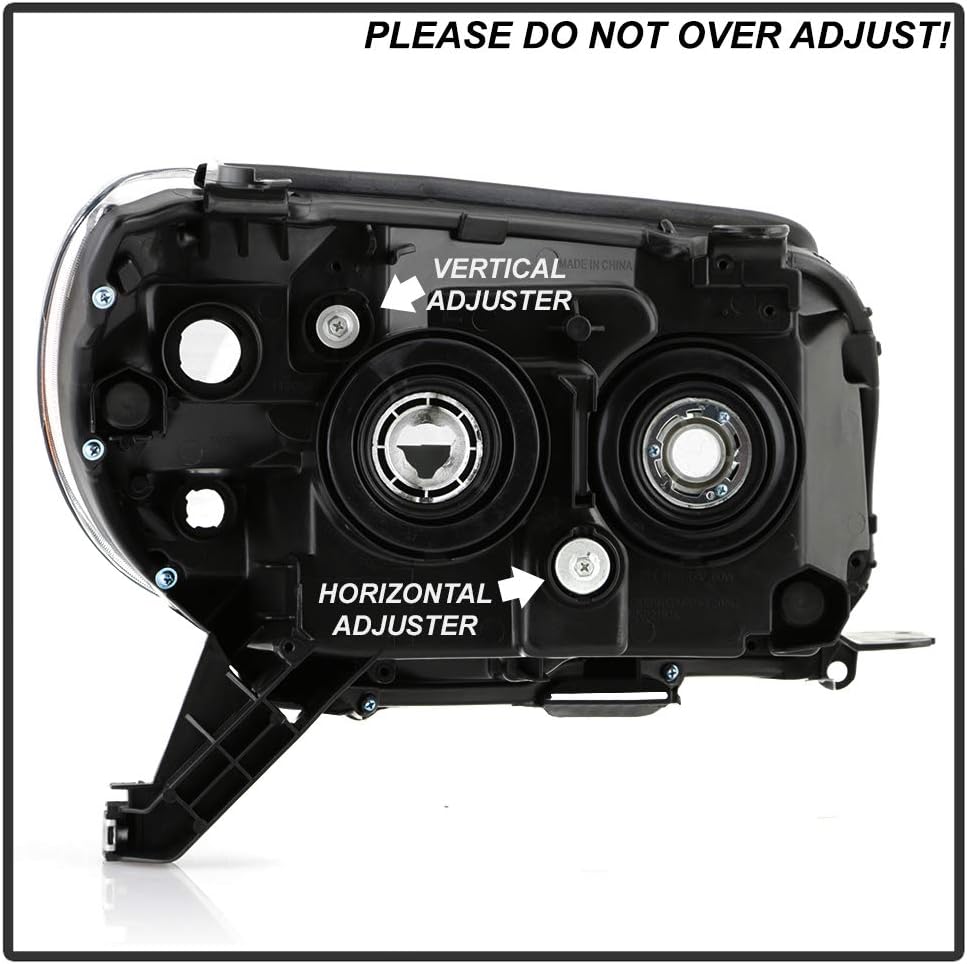 Black 2006-2009 Toyota 4Runner Replacement Headlights P8883