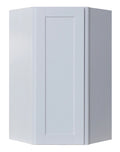 White 24" x 42" Diagonal Corner Wall Cabinet L84928
