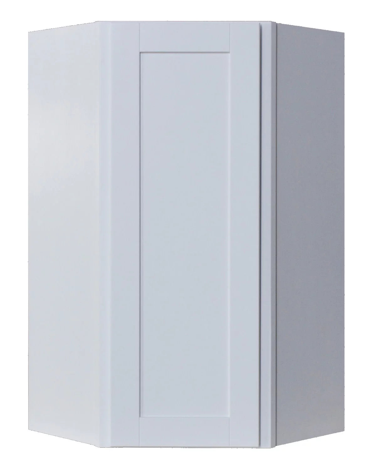 White 24" x 42" Diagonal Corner Wall Cabinet L84928