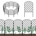 10 Pack Rustproof Metal Wire Decorative Garden Fence Y6346