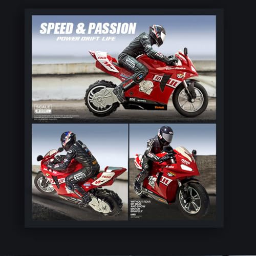 1/6 Scale 2.4GHz RC Self-Balancing Motorcycle Model V466729