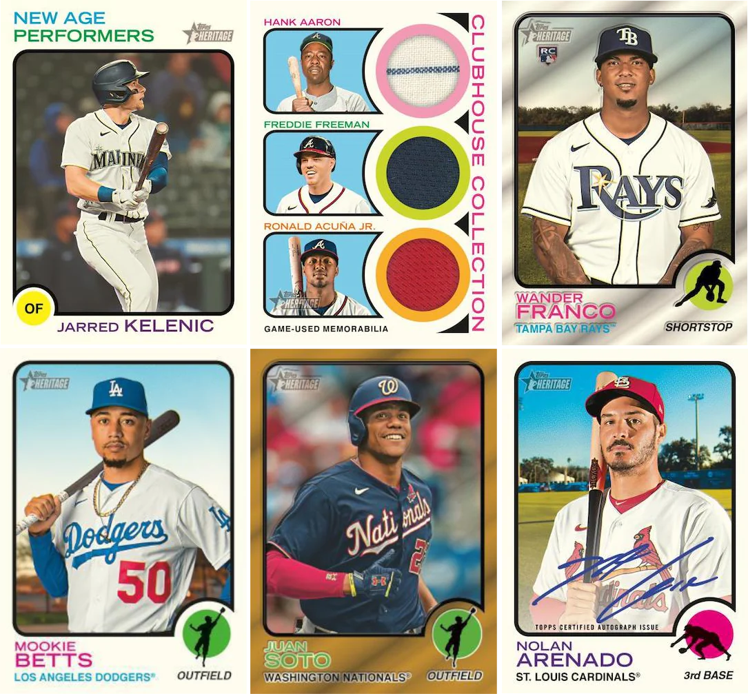Topps Heritage Baseball Trading Cards M633805