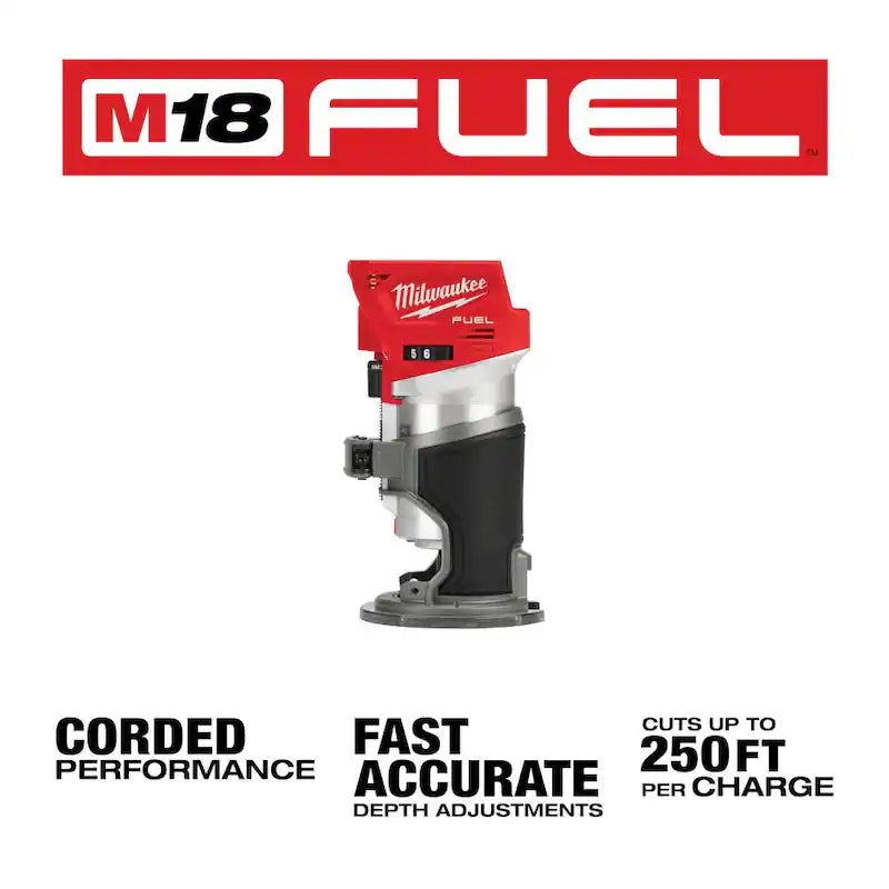 18V Brushless Cordless Compact Router with Battery and Charger T278