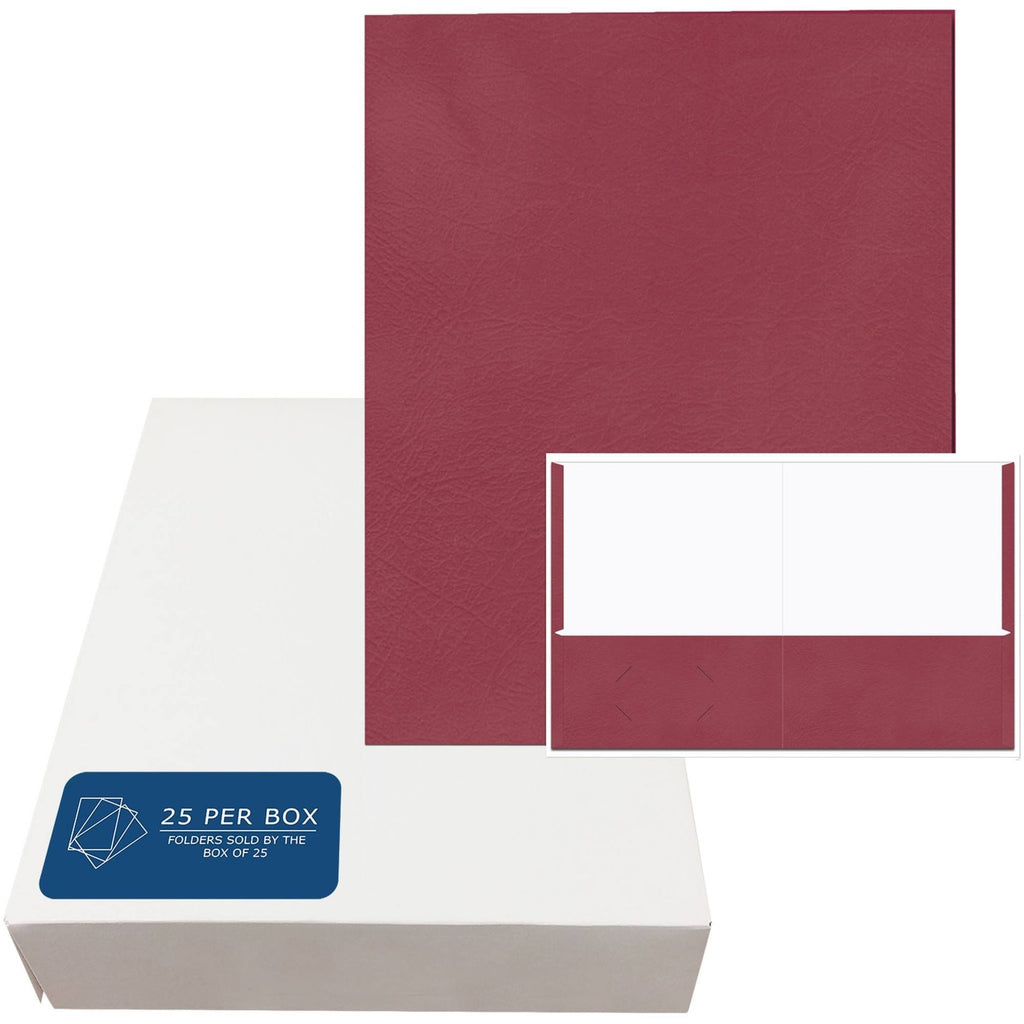 Scarlet Paper Folder 11.75 inch x 9.5 inch 25/Box E790