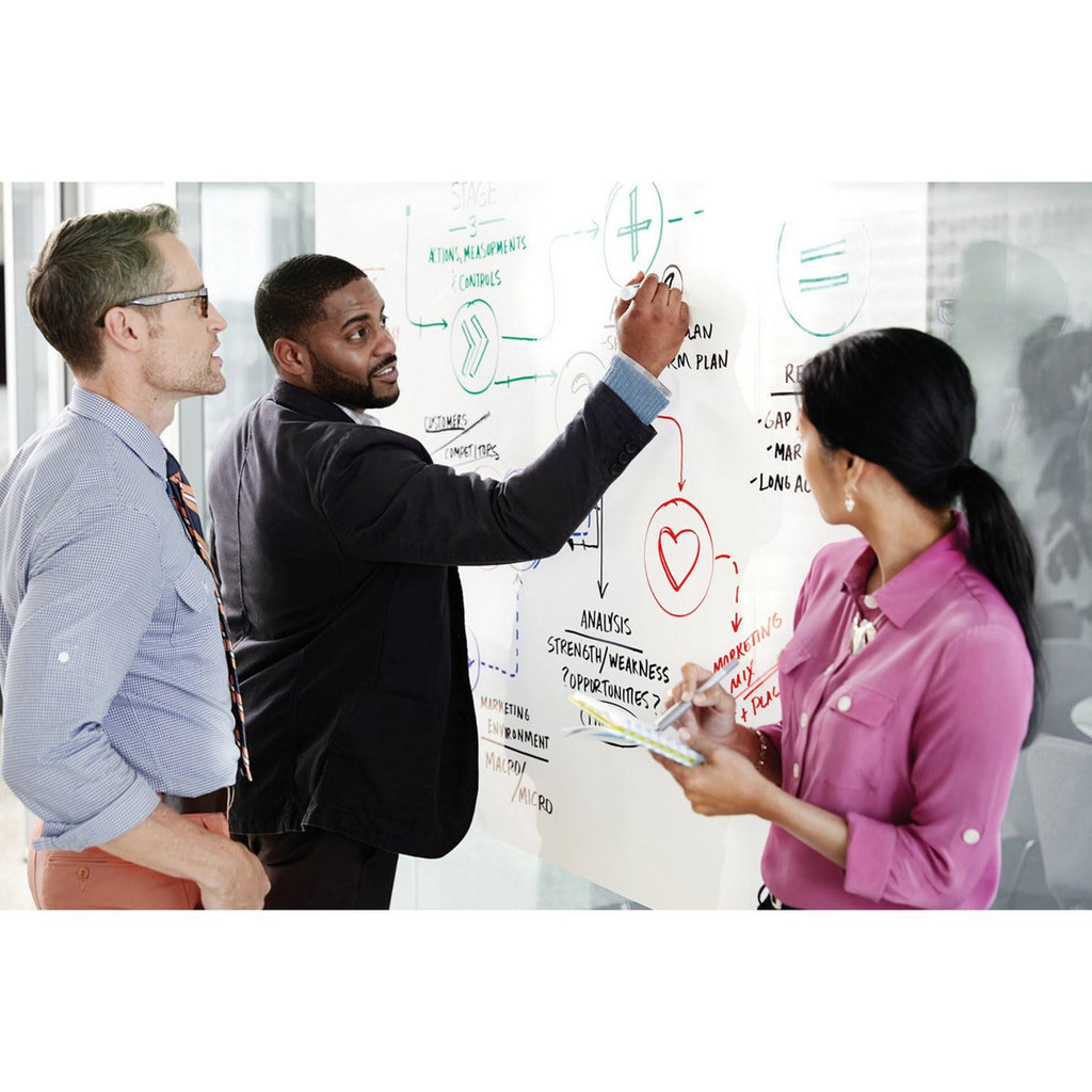 White Dry-Erase Surface 48x22 x 72x22 X589
