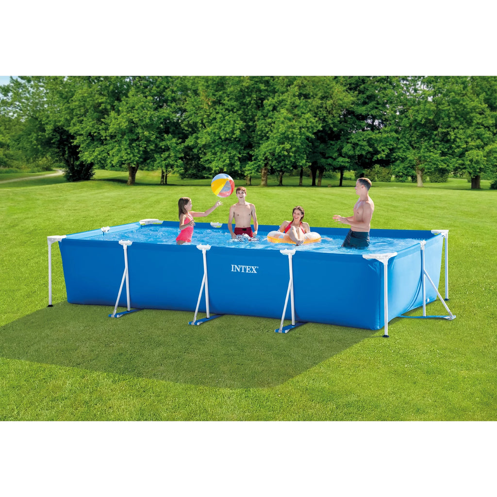 14' x 33” Rectangular Above-Ground Swimming Pool with Frame J3991