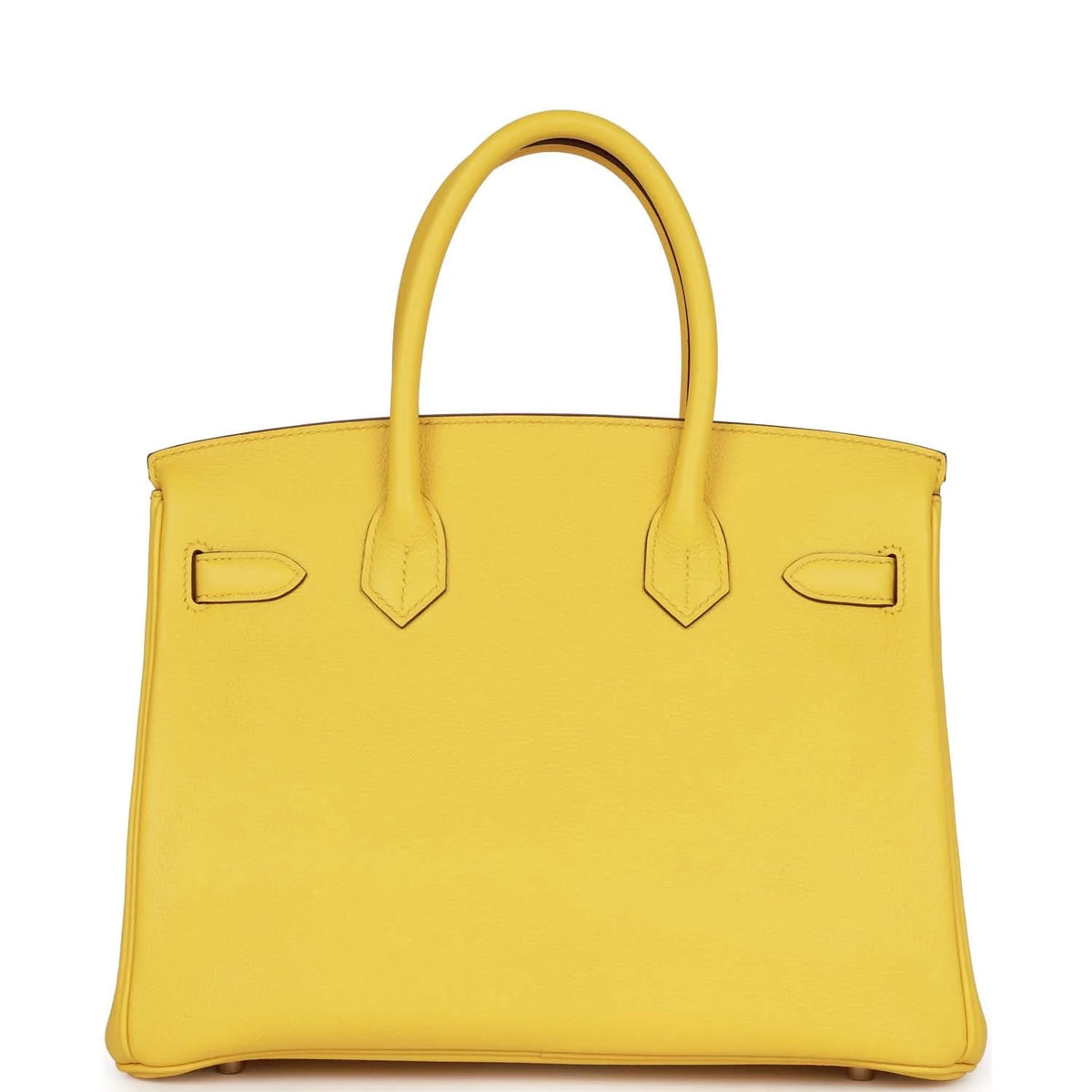 Birkin 30 Jaune de Naples Taurillon Novillo Palladium Hardware V99493