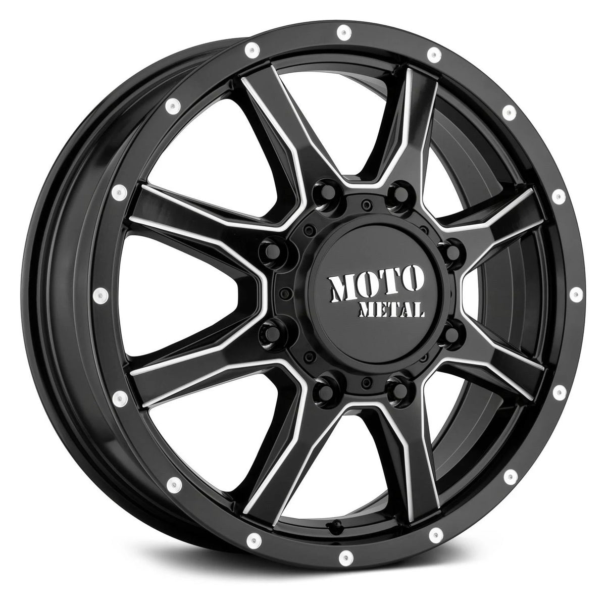 20x8.25 Satin Black Milled Wheel Z939277