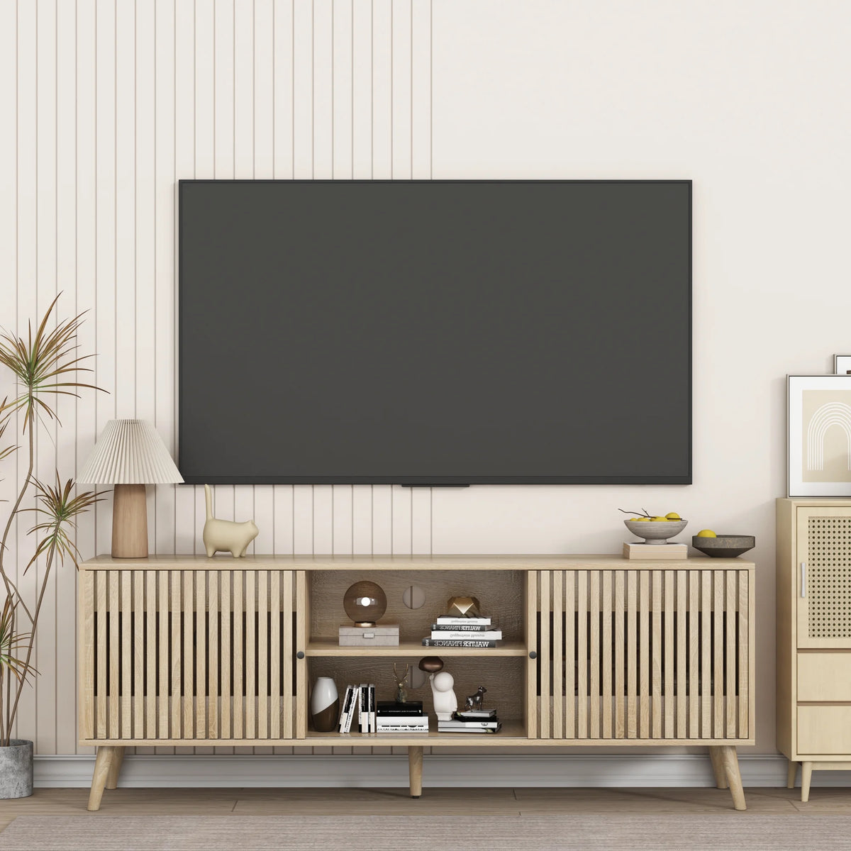 Wood TV Stand up to 70 M878