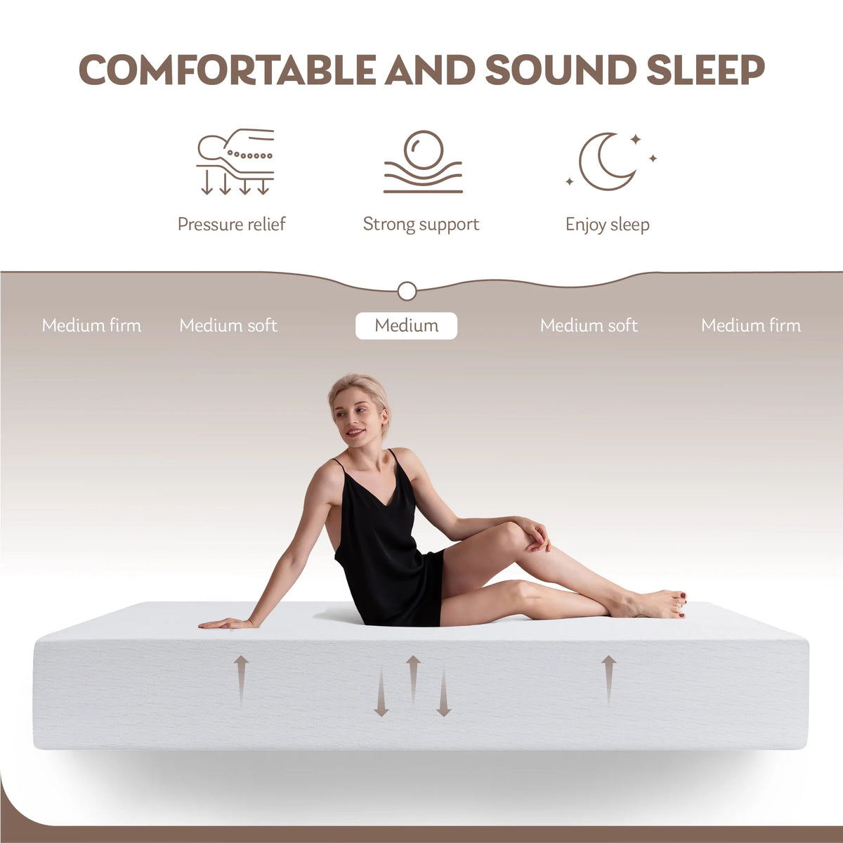 Gel Memory Foam Full Size Mattress P97463