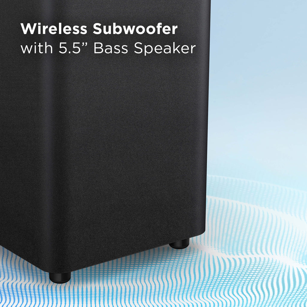 5.1 Channel Sound Bar with Wireless Subwoofer H3794