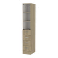 Light Pine White Linen Cabinet G81667
