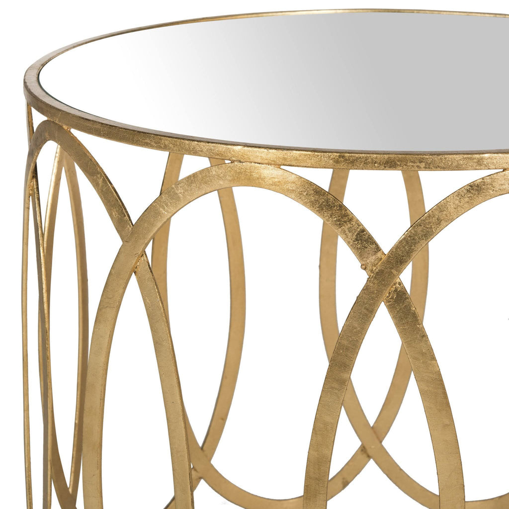 Gold Leaf Accent Table E54995
