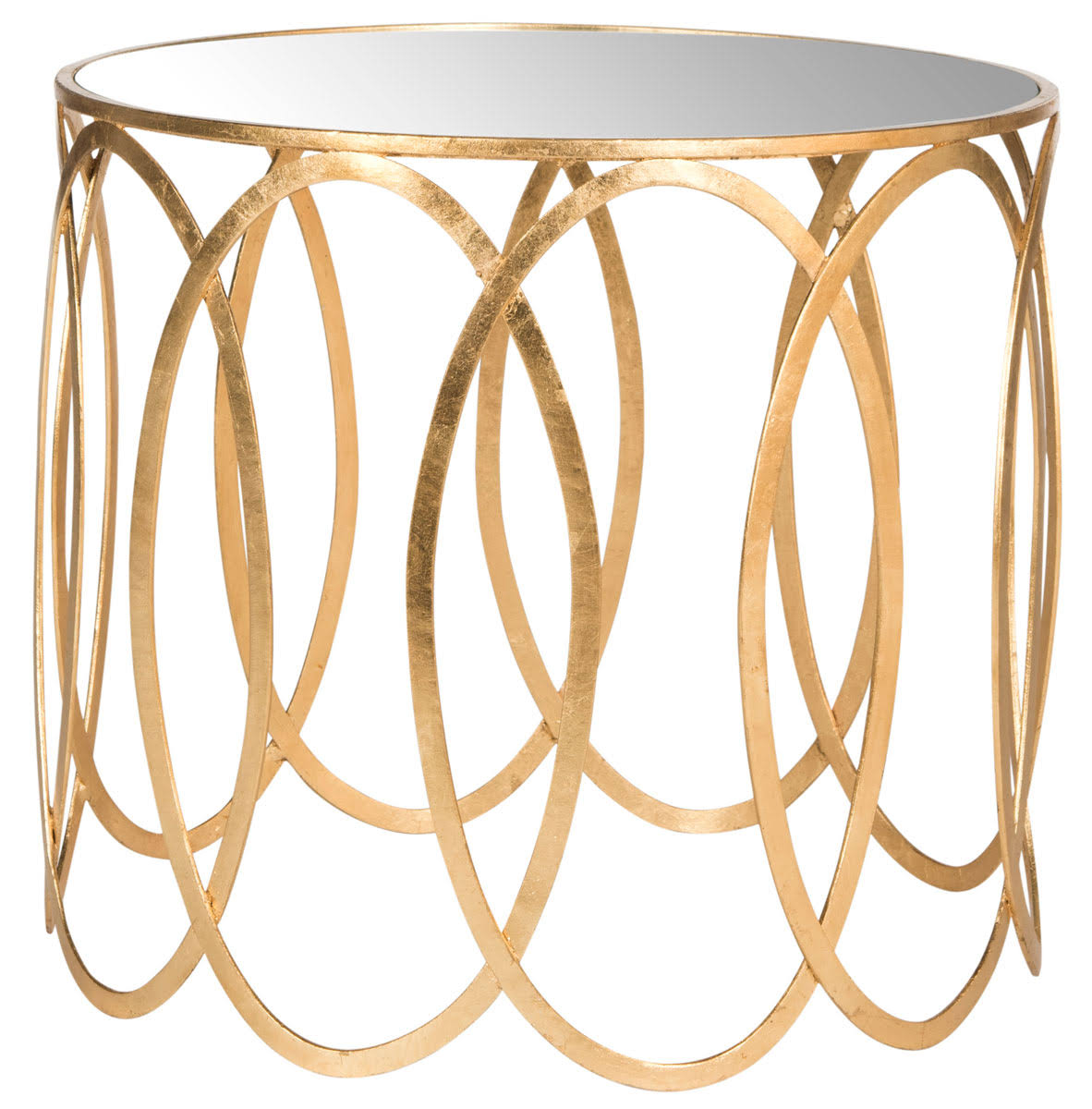 Gold Leaf Accent Table E54995