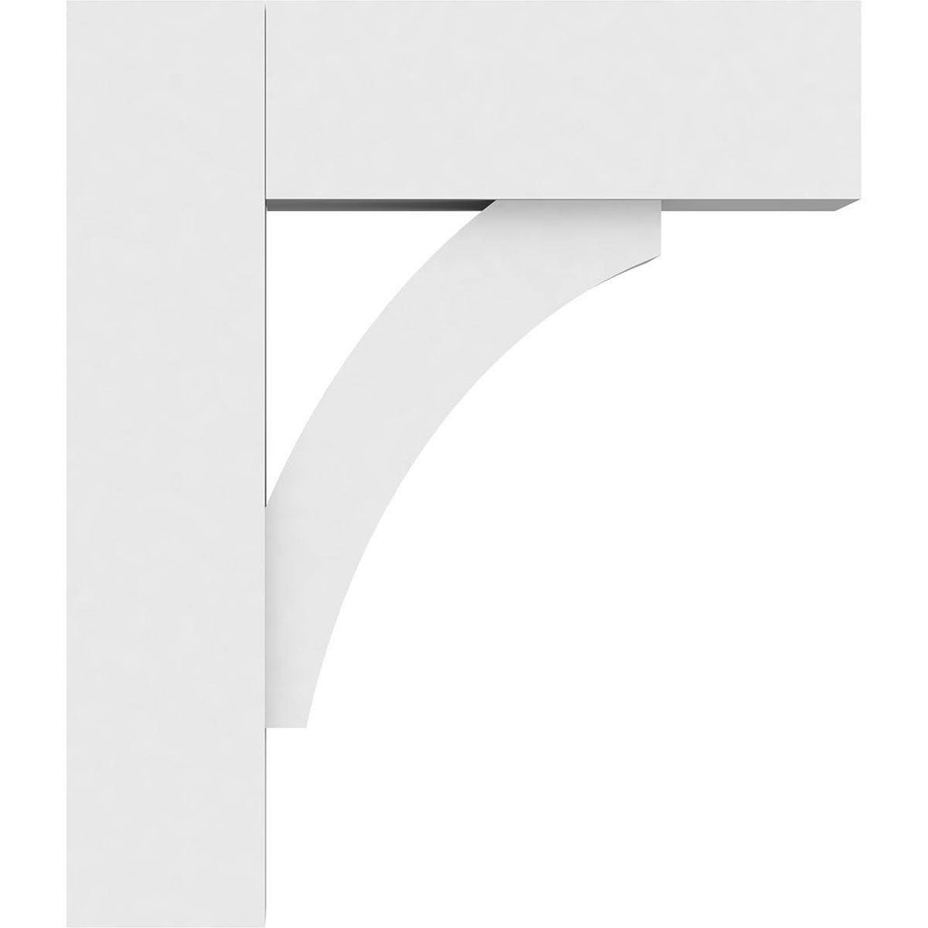 PVC Bracket with Block Ends - 3 x 16 x 16 in. T821