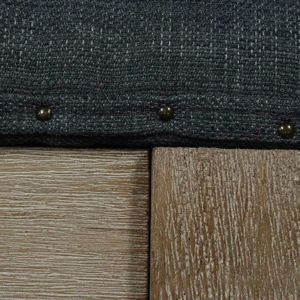 Tufted Textile Shelved Ottoman I3158