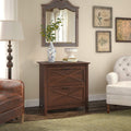 2 Drawer Lateral File Cabinet in Washed Gray G98194