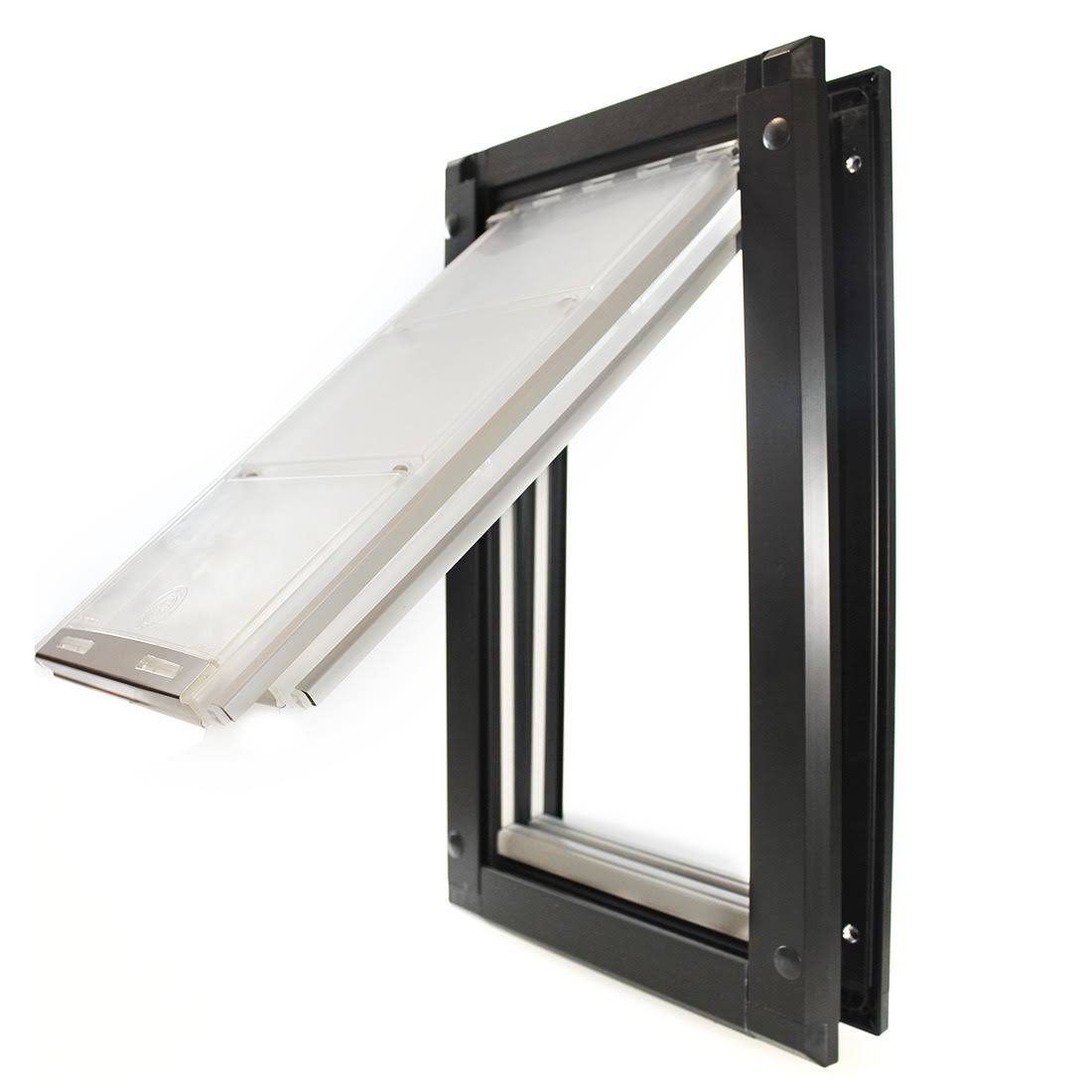 Tan Double Flap Pet Door E430381