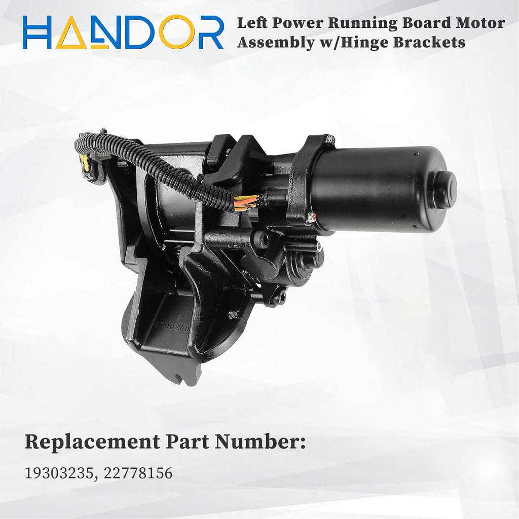 Front Left Power Running Board Motor Assembly with Bracket & Hinge L308