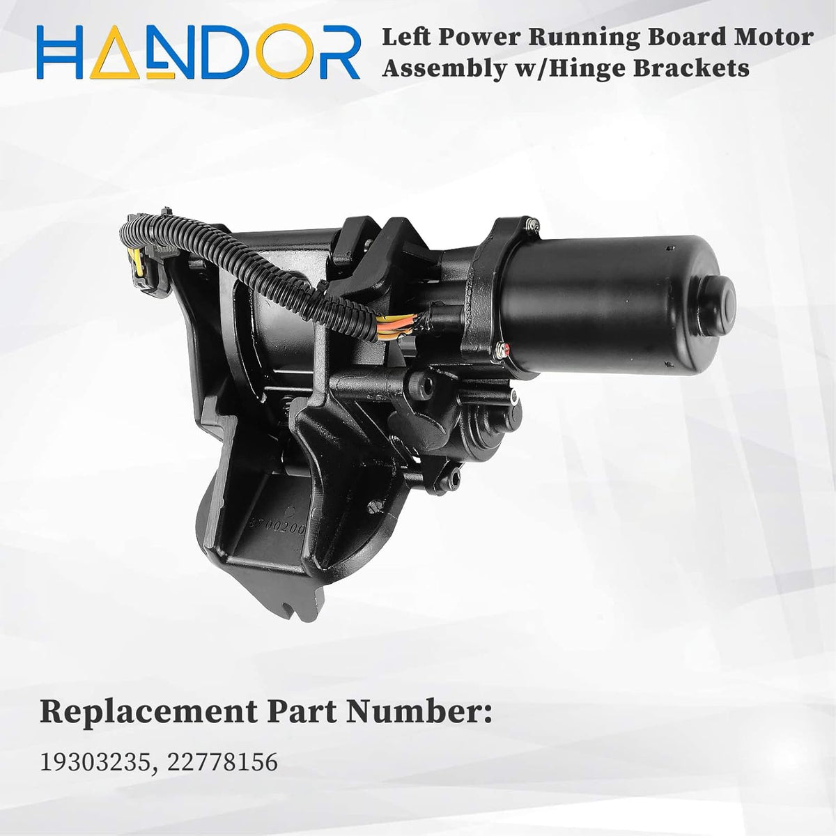 Front Left Power Running Board Motor Assembly with Bracket & Hinge L308