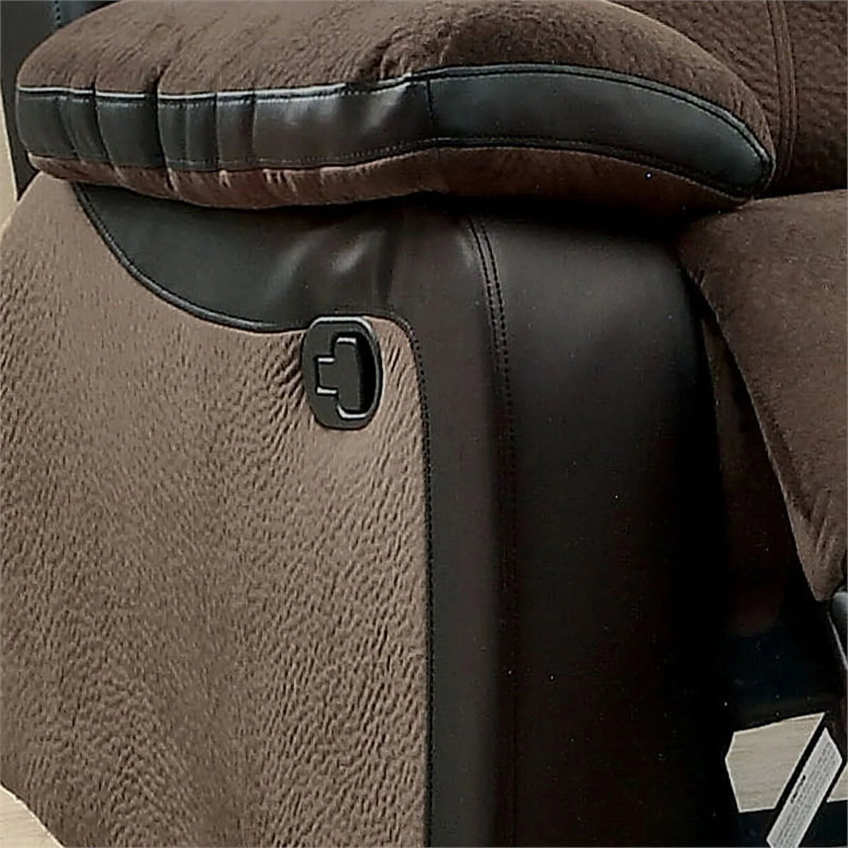 Faux Leather Reclining Sofa Y18475