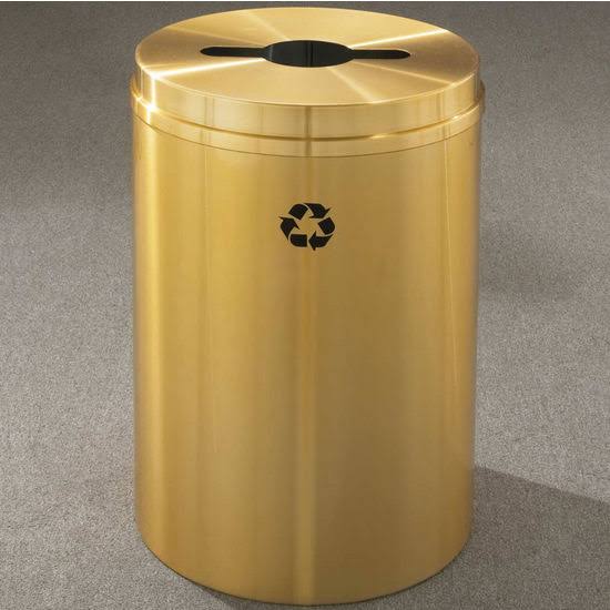 16 Gallon Espresso Brown Recycling Receptacle M679