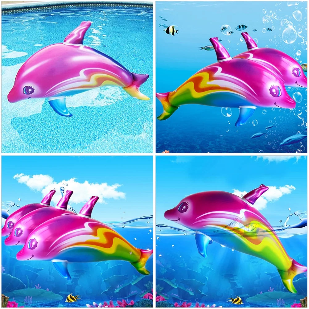 2pcs Big Inflatable Dolphin Toys B864683