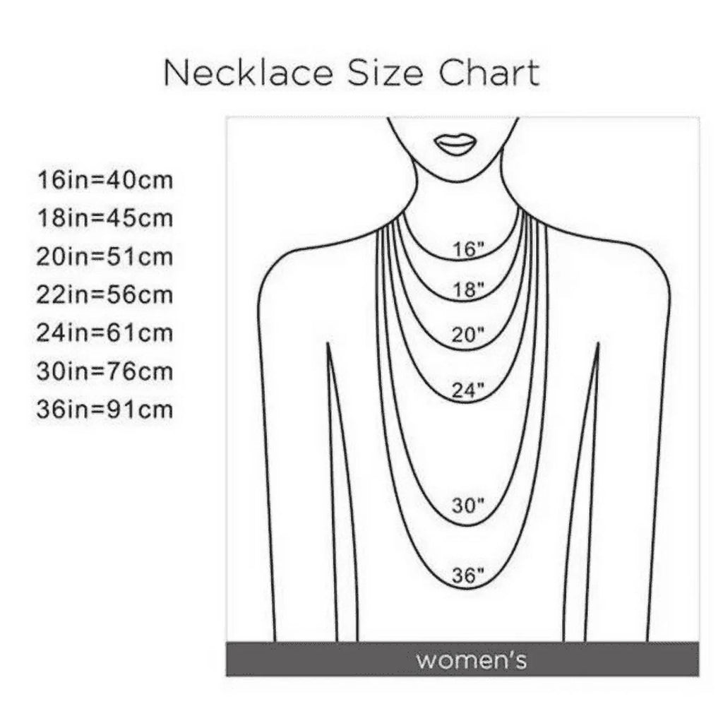 14k White Gold Tennis Necklace N6403