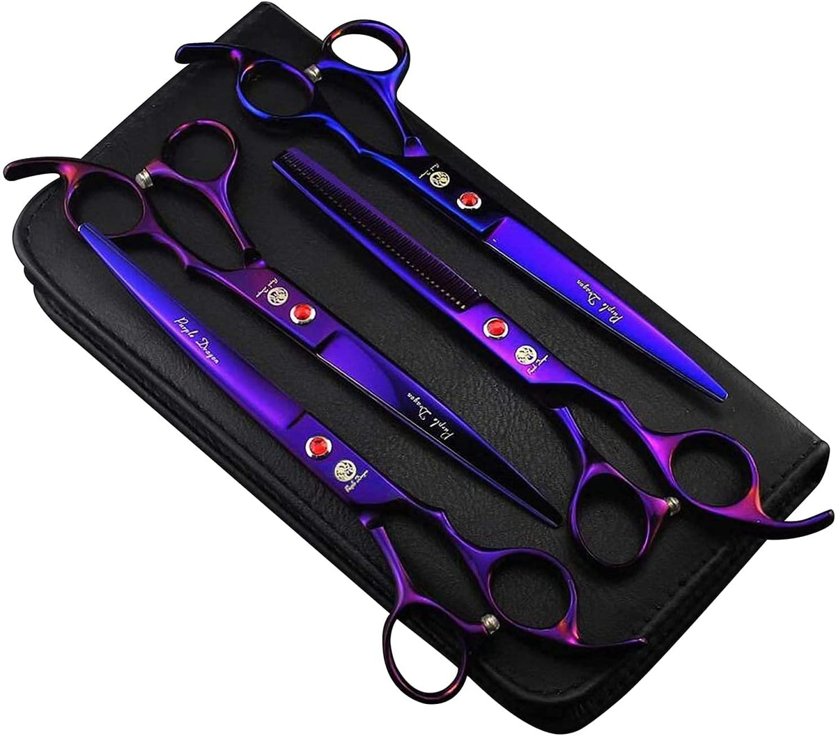 7.0 inch 4PCS Pet Grooming Scissors Kit with Case B17421