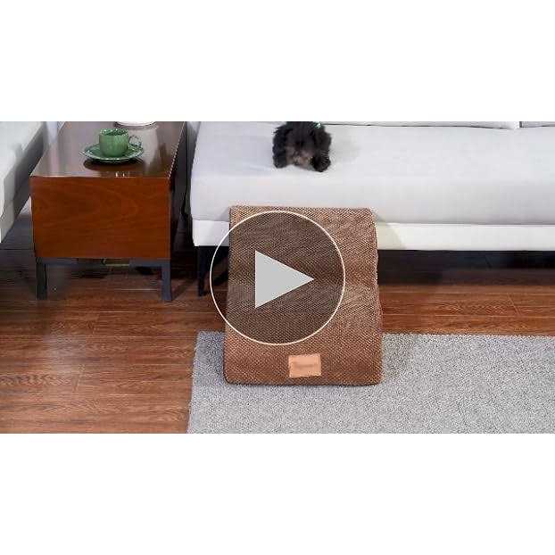2-Step 30D Foam Pet Stairs with Waterproof Cover R528