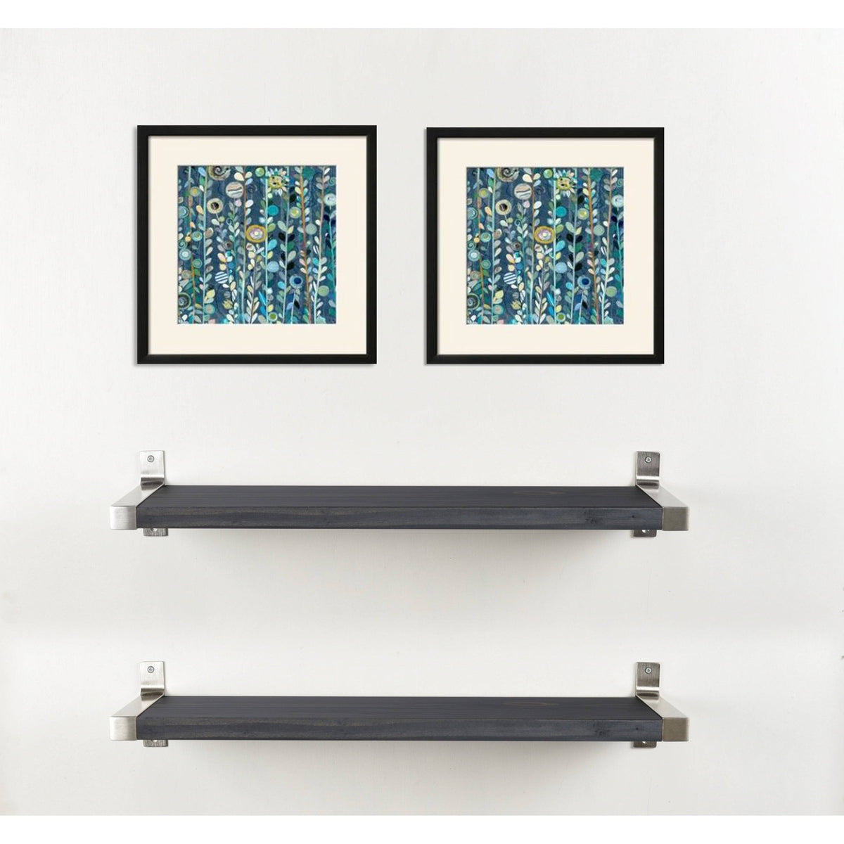 2 Piece Wood Wall Shelf Set M396068