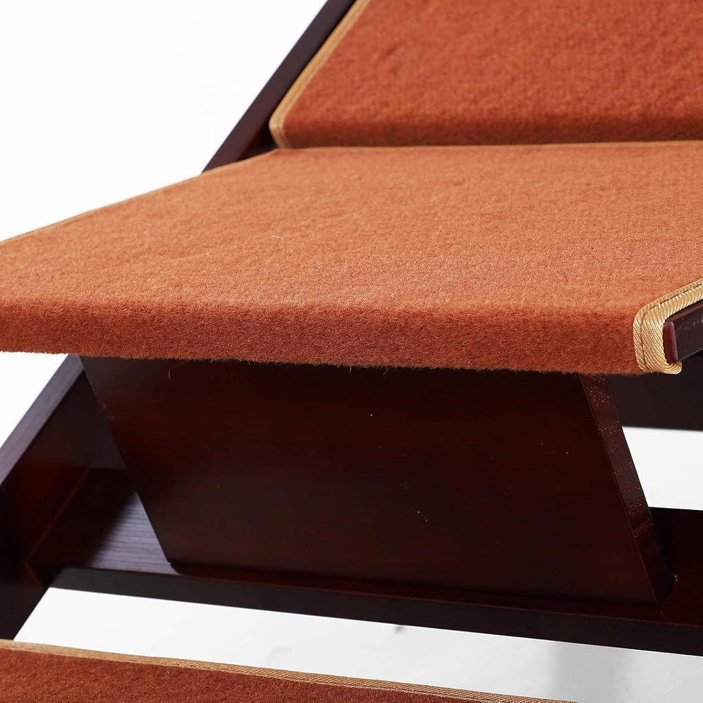 Wooden 2-in-1 Portable Folding Pet Stairs/Ramp I266897