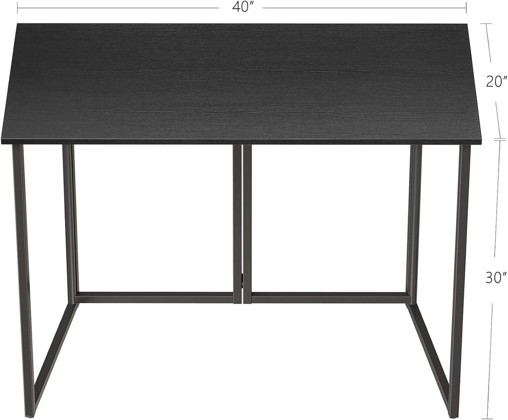 Black Folding Computer Desk W777947