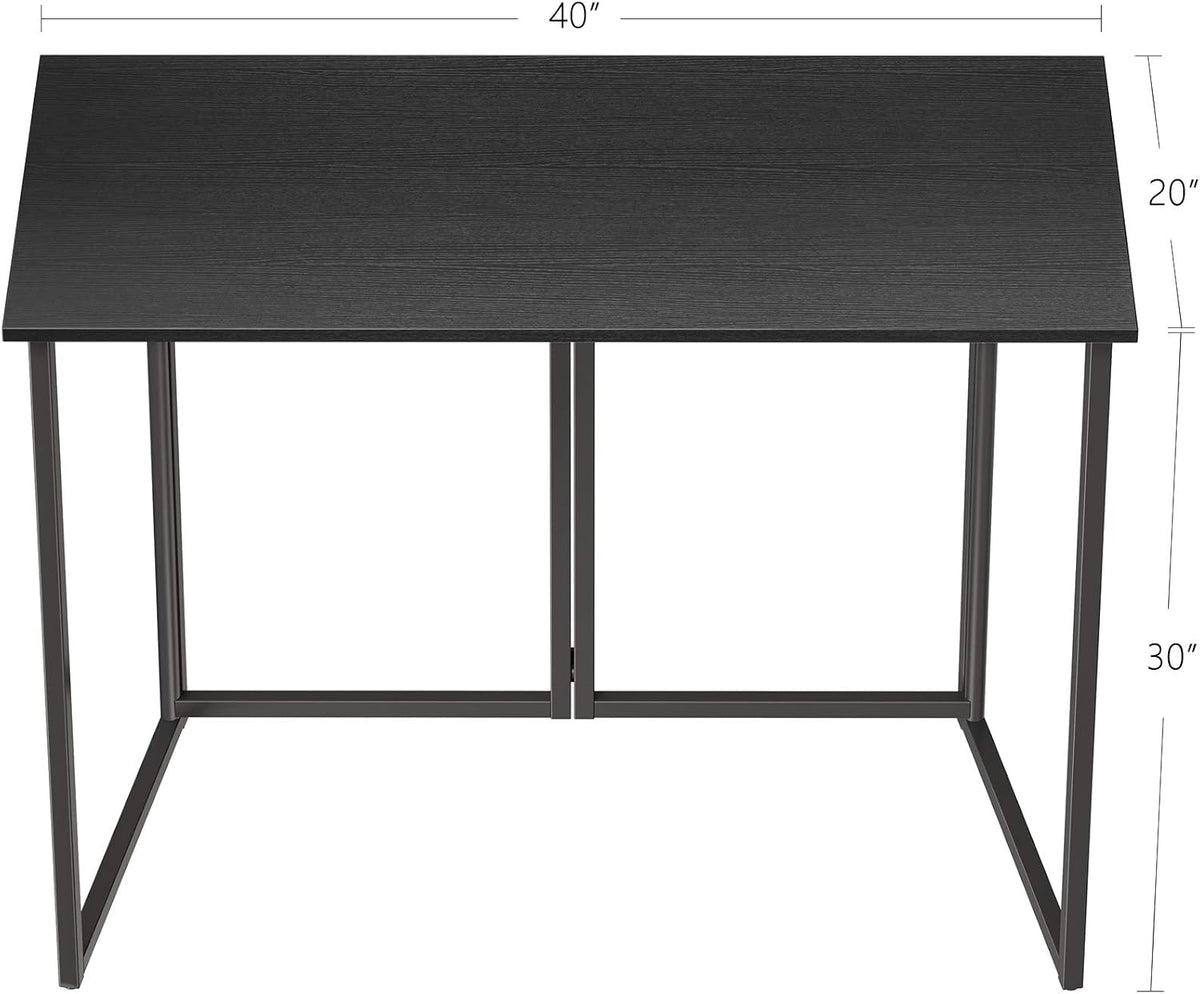 Black Folding Computer Desk W777947