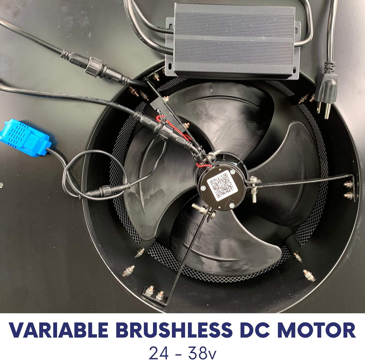 Solar Attic Fan with Thermostat /Humidistat, Brushless Motor O256323