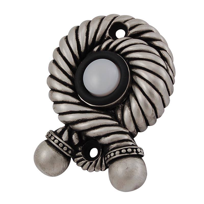Antique Nickel Rope Doorbell T5629