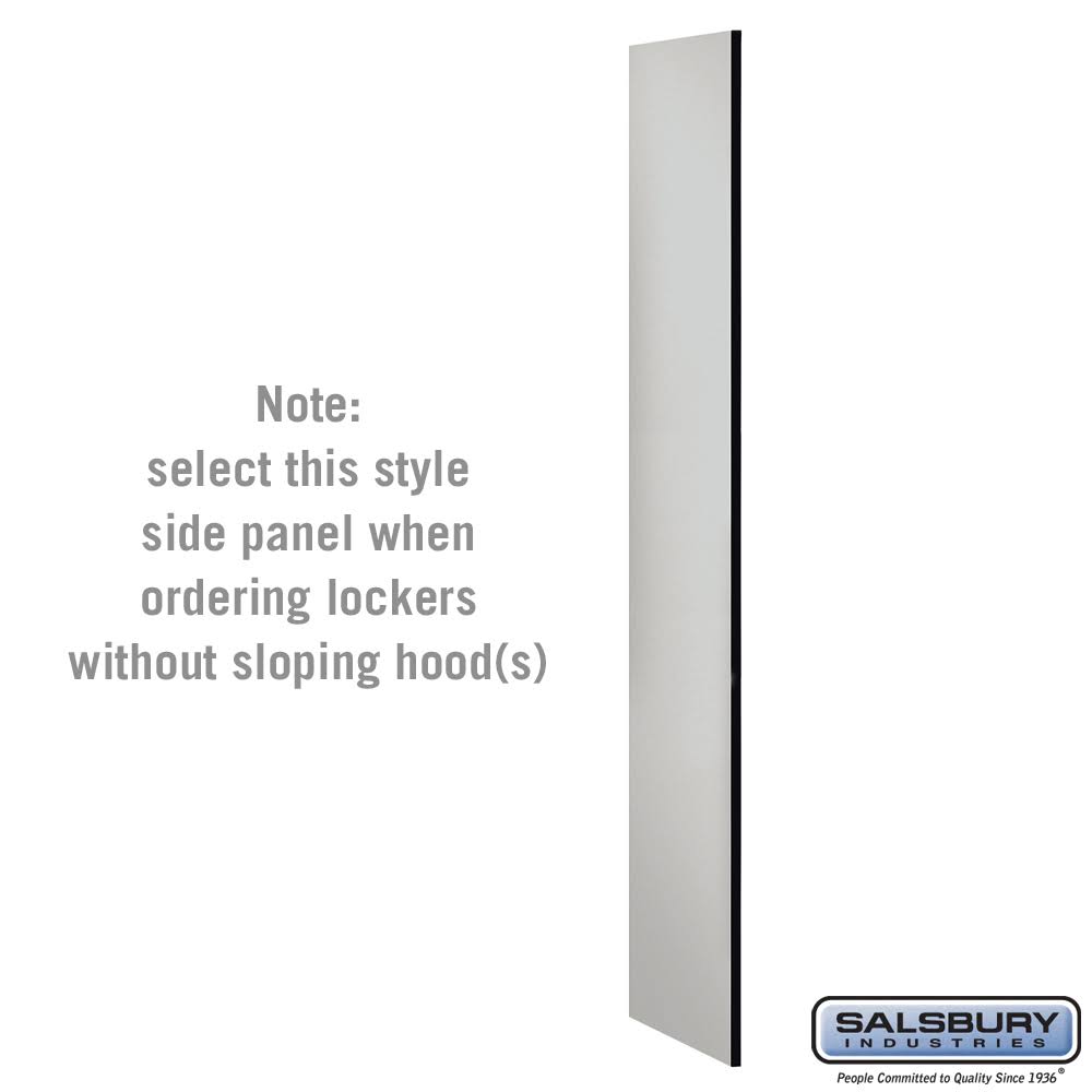 Gray Side Panel for Wood Locker U20674