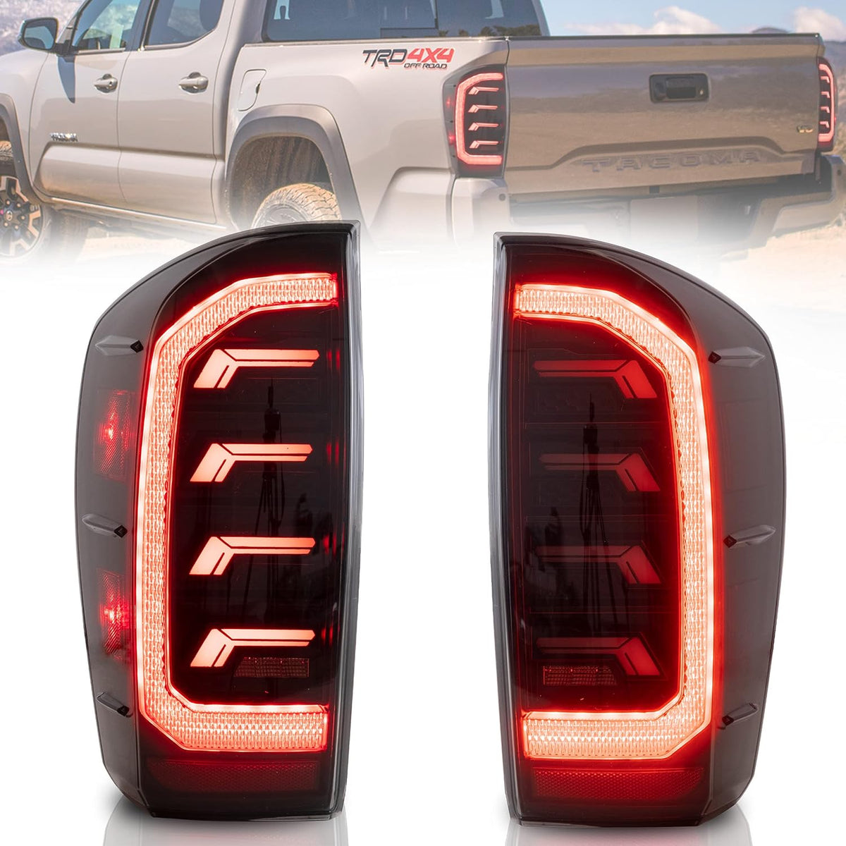 Smoked Taillights for Toyota Tacoma 2016-2021 P28750