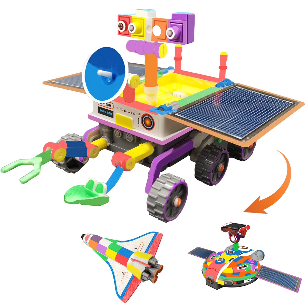 Solar Robot Kit 3 In 1 DIY Science Experiments Toy S950