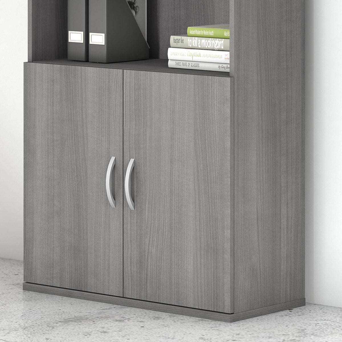 Platinum Gray Bookcase Door Kit Y793