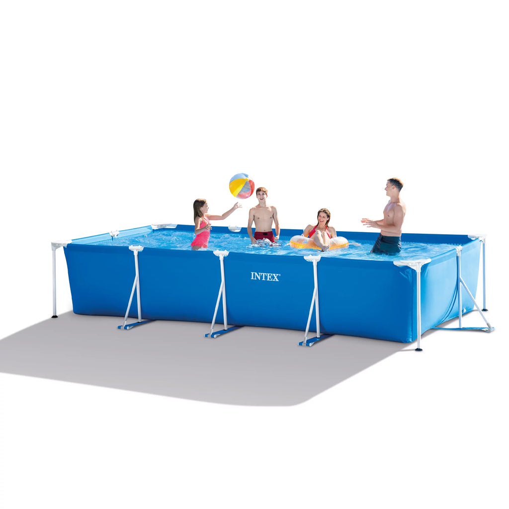 14' x 33” Rectangular Above-Ground Swimming Pool with Frame J3991