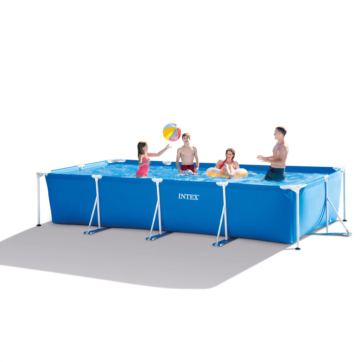 14' x 33” Rectangular Above-Ground Swimming Pool with Frame J3991