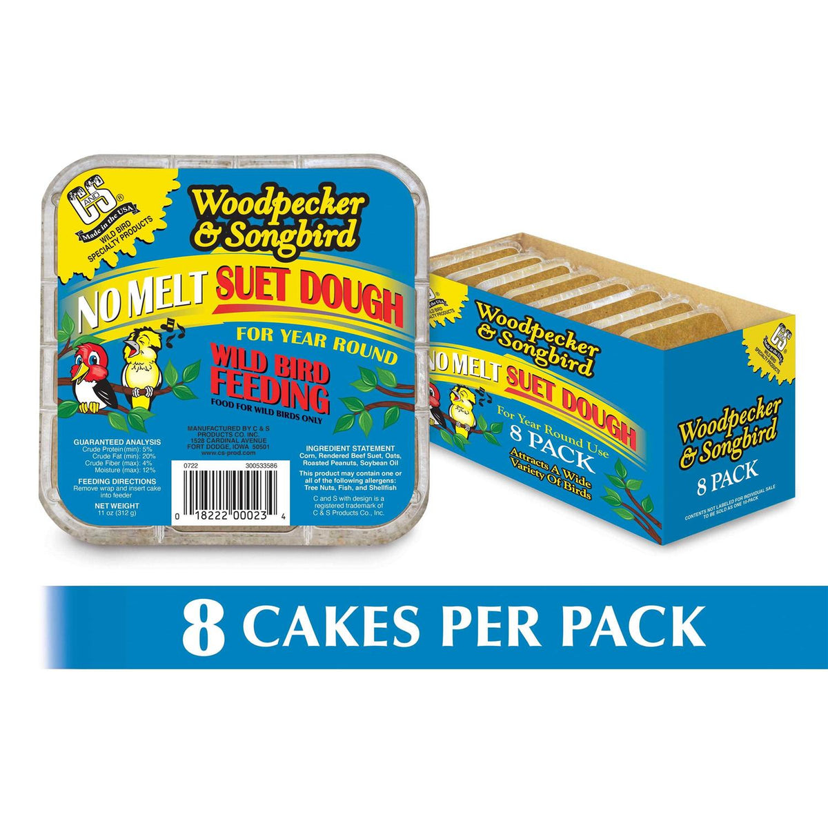 No Melt Suet Dough Wild Bird Food D129975