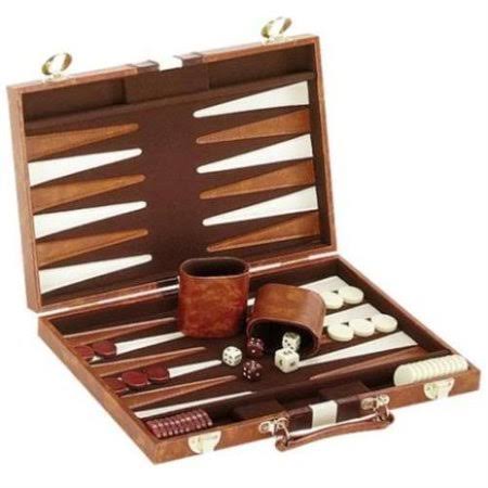 Large Backgammon Game Set in Carrying Case C3078