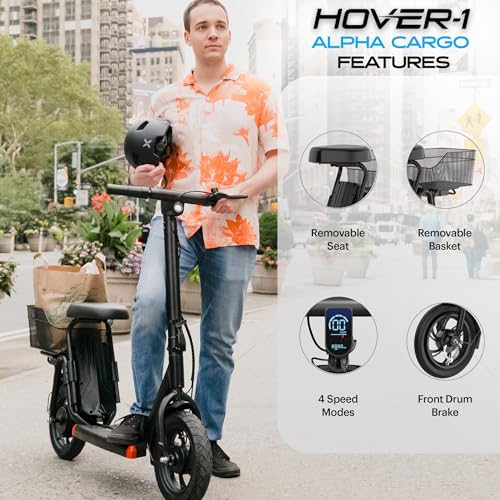 Foldable Electric Scooter with 300W Motor, 12” Tires, 15 Mile Range R552643